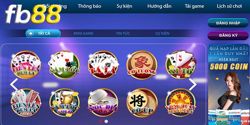 Hướng dẫn cách đăng ký và chơi game bài tại Fb88